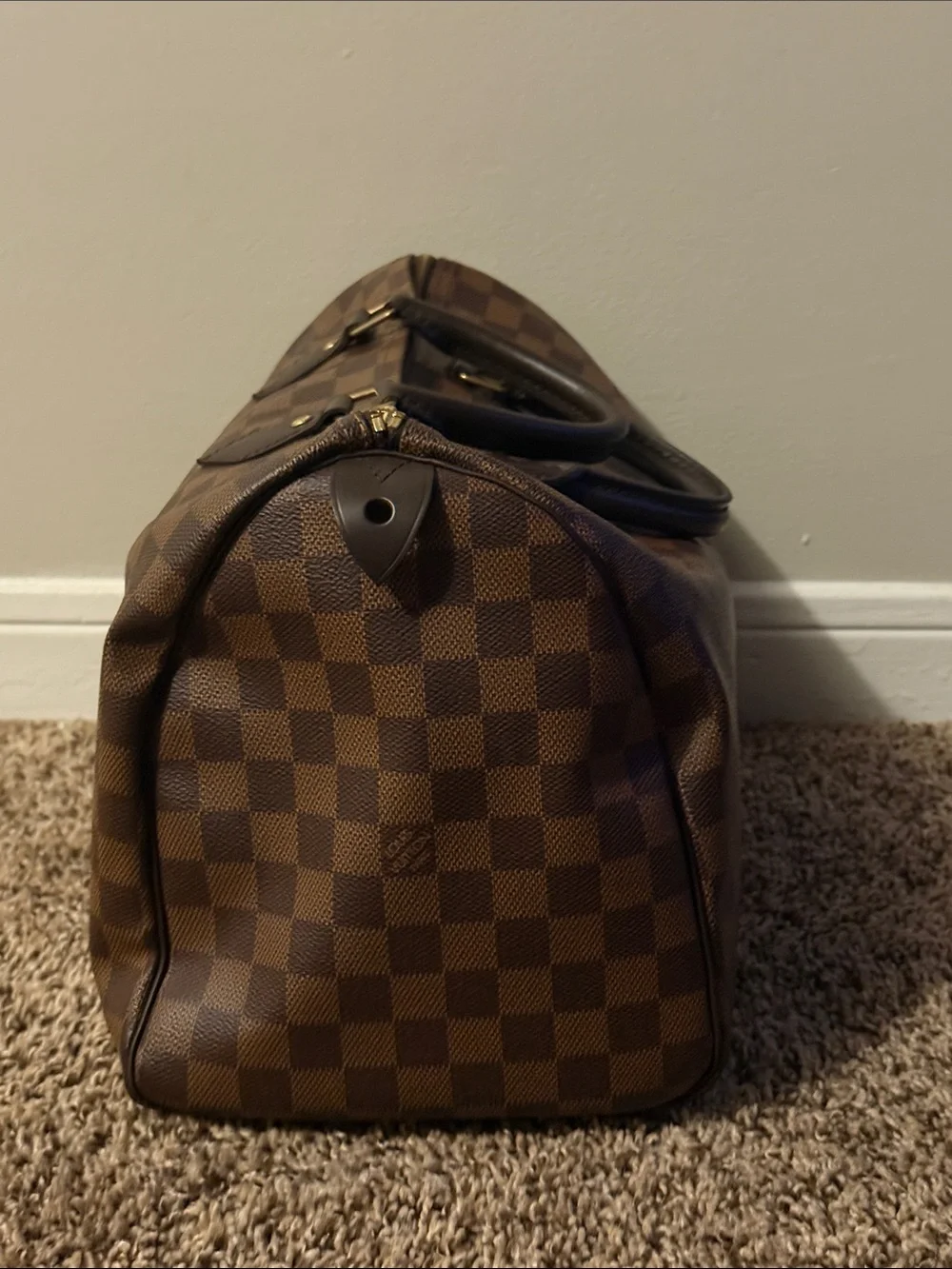 Louis Vuitton Brown Damier Pattern Travel Duffel